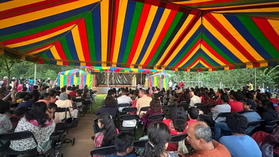 Indian Embassy in US joins ‘vibrant’ Dussehra celebrations at Iskcon temple