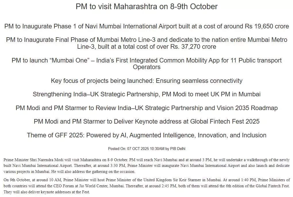 India-UK partnership: PM Modi to meet Keir Starmer in Maharashtra; infra, trade on agenda | India News