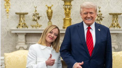 Donald Trump calls Meloni ‘beautiful’ and then explains why he avoids using this word in the US