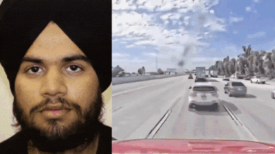California crash: Footage shows moment when Indian-origin truck driver ‘rammed’ into traffic; 3 killed