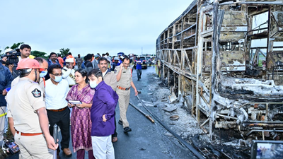 ‘We shattered windows to survive’: Survivors recount terrifying Andhra Pradesh bus blaze; 20 dead | Bengaluru News