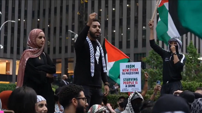 ‘Didn’t act enough’: Pro-Palestine protesters in NYC wave Hamas flags; call for action ‘stronger than October 7’