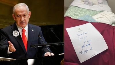 Returning hostages: Netanyahu, wife pen handwritten note; Israel prepares kits with clothes and supplies