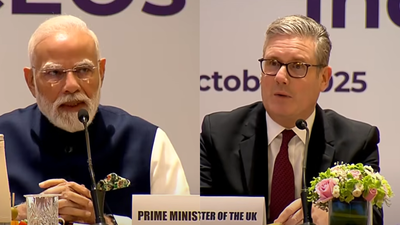 India-UK CEO Forum: PM Modi, Keir Starmer chart ‘roadmap for shared progress’; target $100 billion bilateral trade by 2030