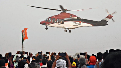 High-flying Bihar polls: Parties turn to choppers, private jets for maximum reach | Patna News