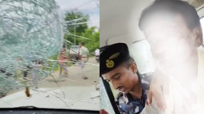 North Bengal floods: BJP MP Khagen Murmu attacked during visit to Jalpaiguri; party blames TMC | Kolkata News