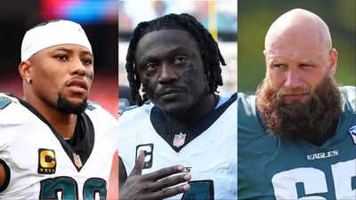 Saquon Barkley’s daughter Jada and Brandon Graham’s daughter Emerson have innocent questions for Philadelphia Eagles stars | NFL News