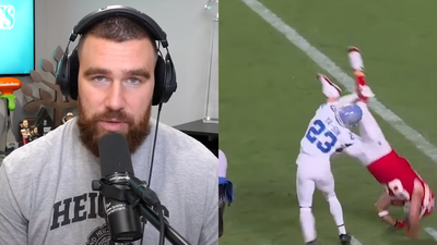 Travis Kelce finally reveals what really happened after that terrifying head landing against the Lions | NFL News