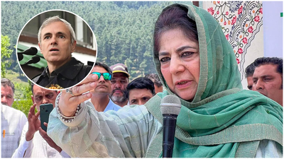 Jammu and Kashmir: Omar government failed to protect land & dignity of people, alleges Mehbooba Mufti; targets over ‘no concrete policy’ | India News