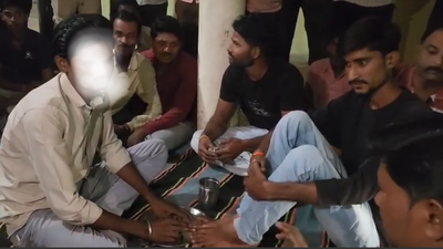 MP shocker: Youth made to wash feet, drink water as ‘punishment’ over AI-generated image; 6 booked | Bhopal News