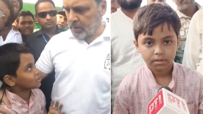 Viral video: Boy asks Rahul Gandhi ‘when will you get married’; what the Congress leader said | India News