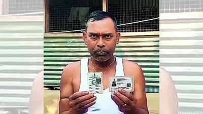Spooked by SIR, man returns home after 28 years to claim voter status | Kolkata News