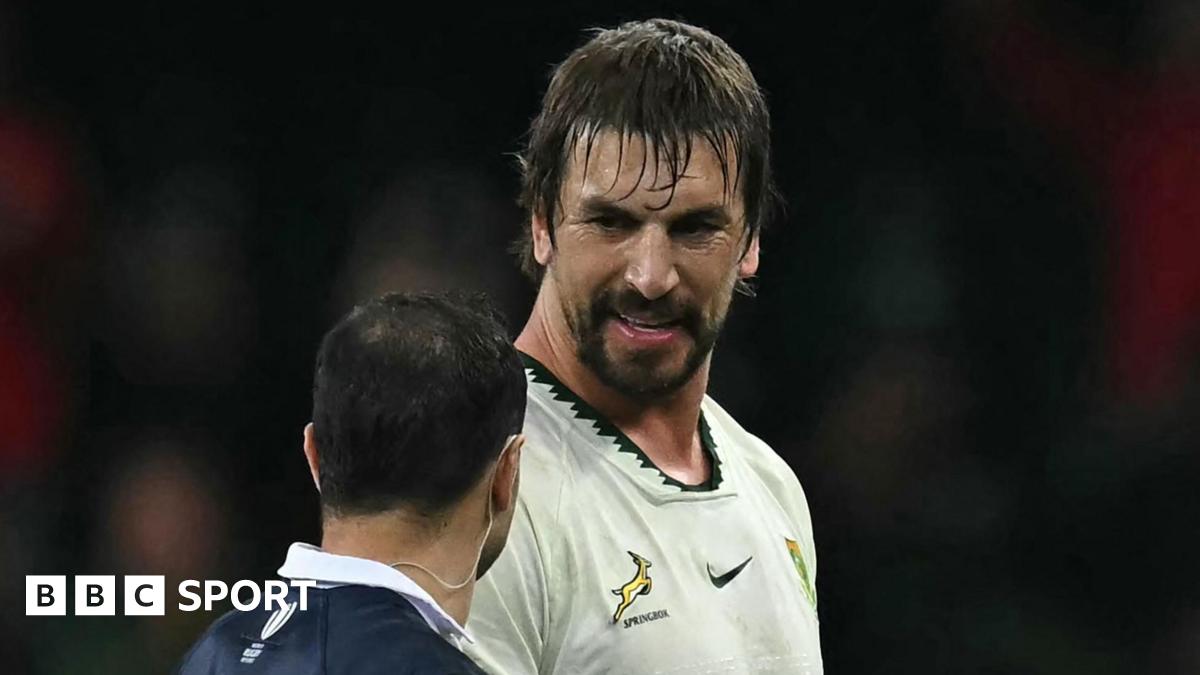 Etzebeth red card v Wales ‘justified’ – South Africa boss Erasmus
