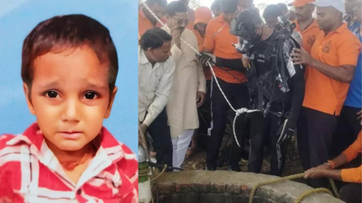 After massive rescue operation for almost 36 hrs, 6-year-old boy’s body found in 50 feet well in Agra | Agra News