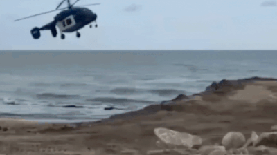 Russian chopper crash in Dagestan: Video shows moment helicopter splits into two and crashes – Watch