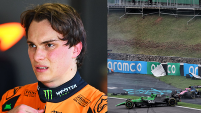 F1 sprint: Oscar Piastri crashes out of Brazilian Grand Prix after losing control on wet track | International Sports News