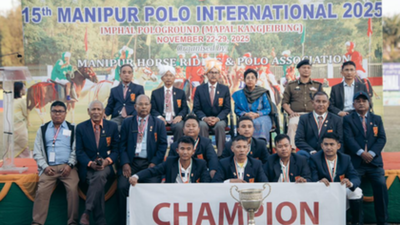 Sangai Festival 2025: India B (Manipur) beats Colombia 8-5 to win the 15th Manipur Polo International Tournament | India News