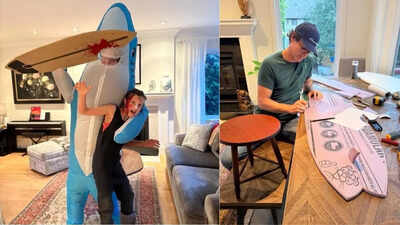 Justin Trudeau dresses as Katy Perry’s ‘Left Shark’ for Halloween, sparking romance buzz |