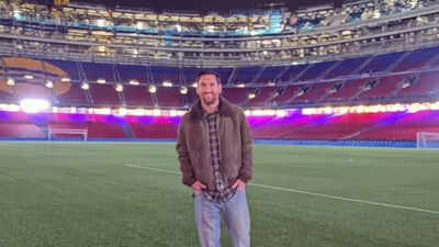 Viral! Lionel Messi returns to Barcelona’s home Camp Nou: ‘I returned to a place I miss with my soul’ | Football News