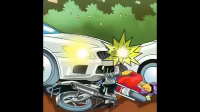 Drunk cop rams SUV into bikes, kills 1, injures 4 | India News