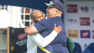 First win in 15 years! Temba Bavuma’s ‘jump and punch’ celebration against India goes viral – WATCH | Cricket News