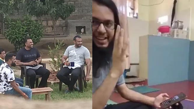 Caught on camera: After Actor Darshan viral pic row, terror accused Juhad Hamid Shakil Manna, others seen using smartphones inside Bengaluru jail | Bengaluru News