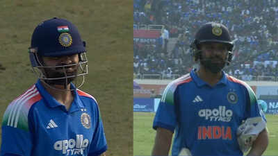 IND vs SA: Virat Kohli says no, Rohit Sharma walks: DRS moment steals spotlight during IND vs SA 1st ODI | Cricket News