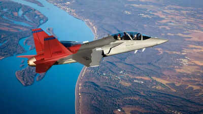 Madhya Pradesh: Trainer aircraft crashes after hitting high-voltage line; pilot, trainer injured | India News