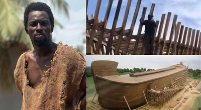 Biblical covenant broken? Ghanaian man builds modern-day Noah’s ark, warns of 2025 Christmas flood |
