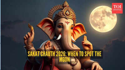 Sakat Chauth moonrise timing 2026: When the moon will be visible tonight across India