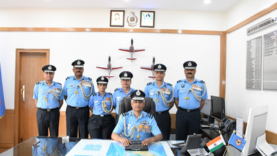 Air Marshal Seethepalli Shrinivas takes charge as AOC-in-C, Training Command | India News