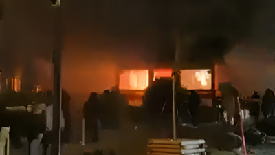 Swiss ski resort tragedy: Video shows moment New Year’s fire broke out – what caused the blaze