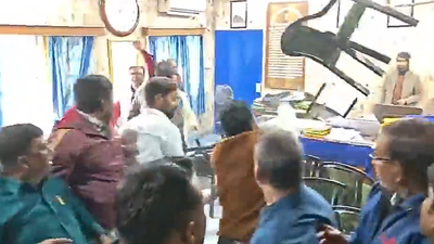 BDO office vandalised in Murshidabad: BJP blames TMC’s Manirul, Mamata for ‘instigation’; FIR registered, 2 held | India News