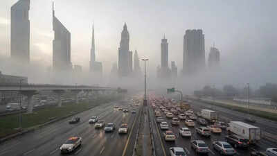UAE issues weather alert as dense fog causes traffic delays in Abu Dhabi, Dubai and Sharjah | World News