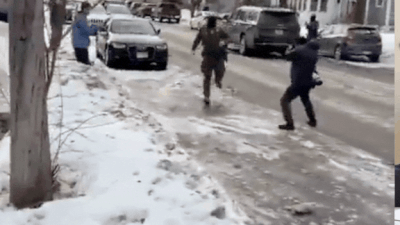ICE slipping on ice: Viral footage shows officer slip-and-fall amid heightened scrutiny — watch