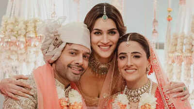 Kriti Sanon pens emotional note for sister Nupur Sanon, welcomes Stebin Ben to the Sanon family; ‘I’m never really giving her away’ | Hindi Movie News