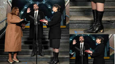 Zohran Mamdani’s wife, Rama Duwaji, faces heat over $630 designer boots worn at the swearing-in ceremony