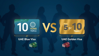 uae blue vs golden visa: difference, eligibility, and which one suits you for long-term residency | World News