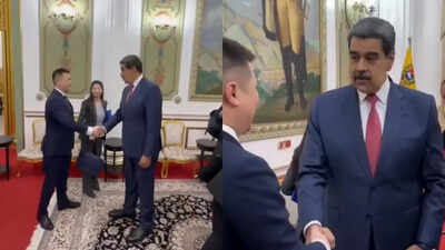 Venezuelan President Maduro met Chinese envoy hours before being captured in US strikes – watch
