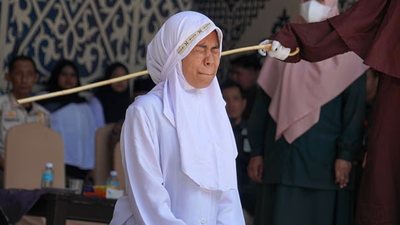 Sex outside marriage, consuming alcohol: Indonesian couple caned 140 times for breaking Sharia law