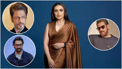 Rani Mukerji shares Aamir Khan is ‘serious’, Shah Rukh Khan is ‘sensitive’, and Salman Khan is ‘casual’ about work |
