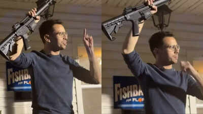 ‘We will shoot you dead’: Anti-H1B Florida Governor candidate posts video with rifle after claiming arson attack