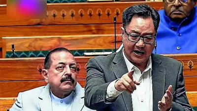 Rahul Gandhi motion off table after Nishikant Dubey’s notice, says Kiren Rijiju | India News