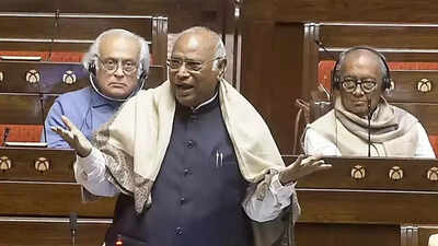 Restore expunged parts of speech, says Kharge; RS chair rejects call | India News