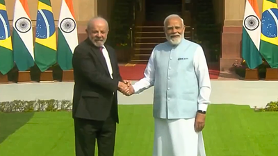 President Murmu, PM Modi welcomes Brazilian President Lula; set for strategic talks on global cooperation | India News