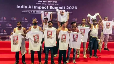 ‘Shirtless’ protest at AI summit: Youth Congress chief Uday Bhanu Chib arrested | India News