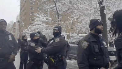New York snowstorm chaos: NYPD officers hit with snowballs at Washington Square Park; Cuomo slams Mamdani
