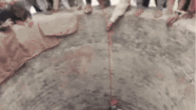 Boy Rescues Baby Goat From Well: 7-year-old boy lowered into well to rescue baby goat in Bihar’s English village- watch | Patna News