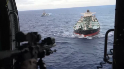 US forces seize sanctioned oil tanker in Indian ocean after pursuit from the Caribbean