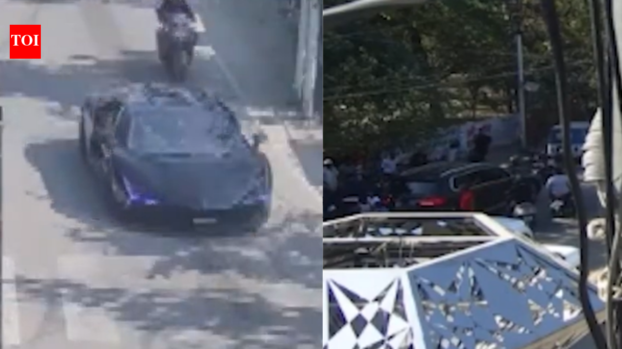 Lamborghini Rampage in Kanpur: CCTV Reveals Shocking Details of Shivam Mishra’s Driving Incident | Kanpur News